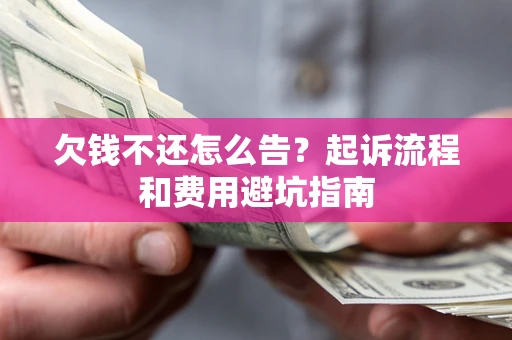 武汉欠钱不还怎么告?起诉流程和费用避坑指南 武汉欠钱不还怎么告?起诉流程和费用避坑指南